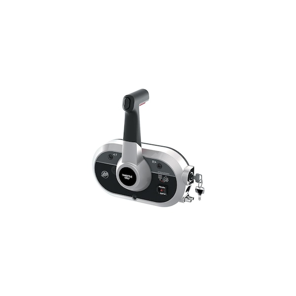 Side Mount Mechanical Remote Control, 15ft Harness w Trim w 14 Pin Connector